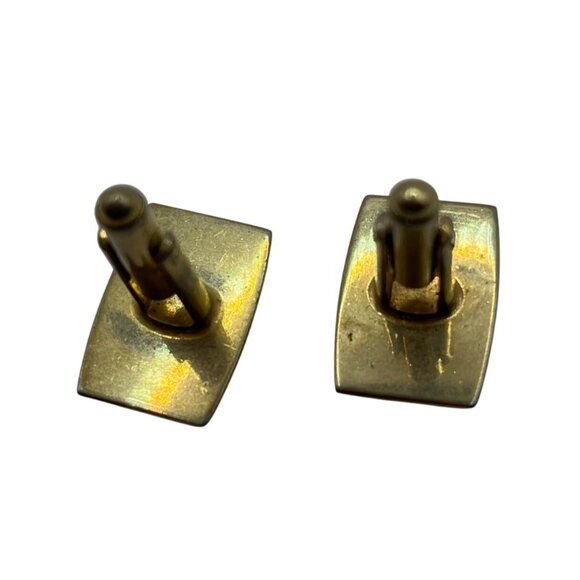 Vintage Gold-Tone Monogrammed K Cufflinks A27 - Picture 2 of 4